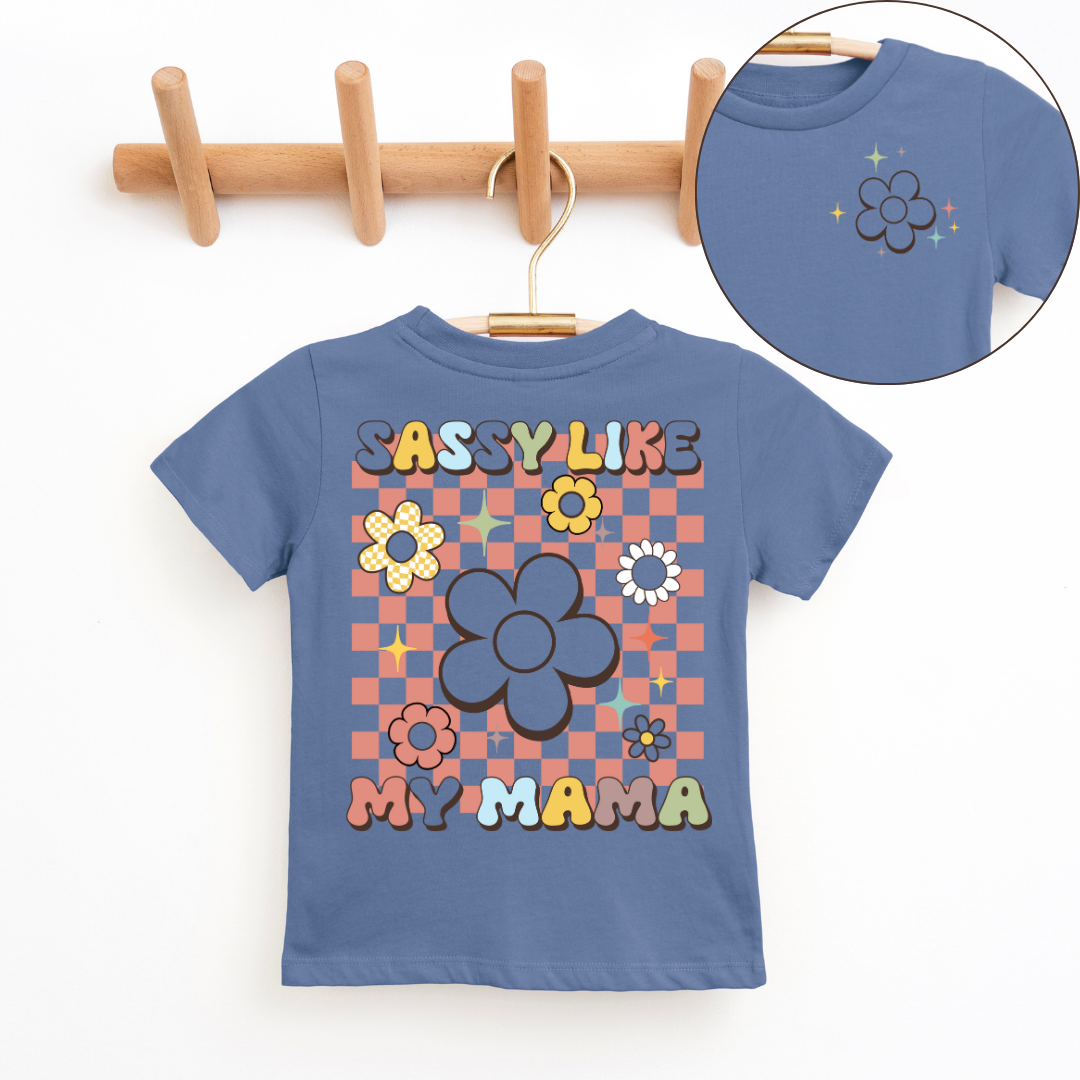 Sassy Like My Mama Youth & Toddler Graphic Tee *5 colors*