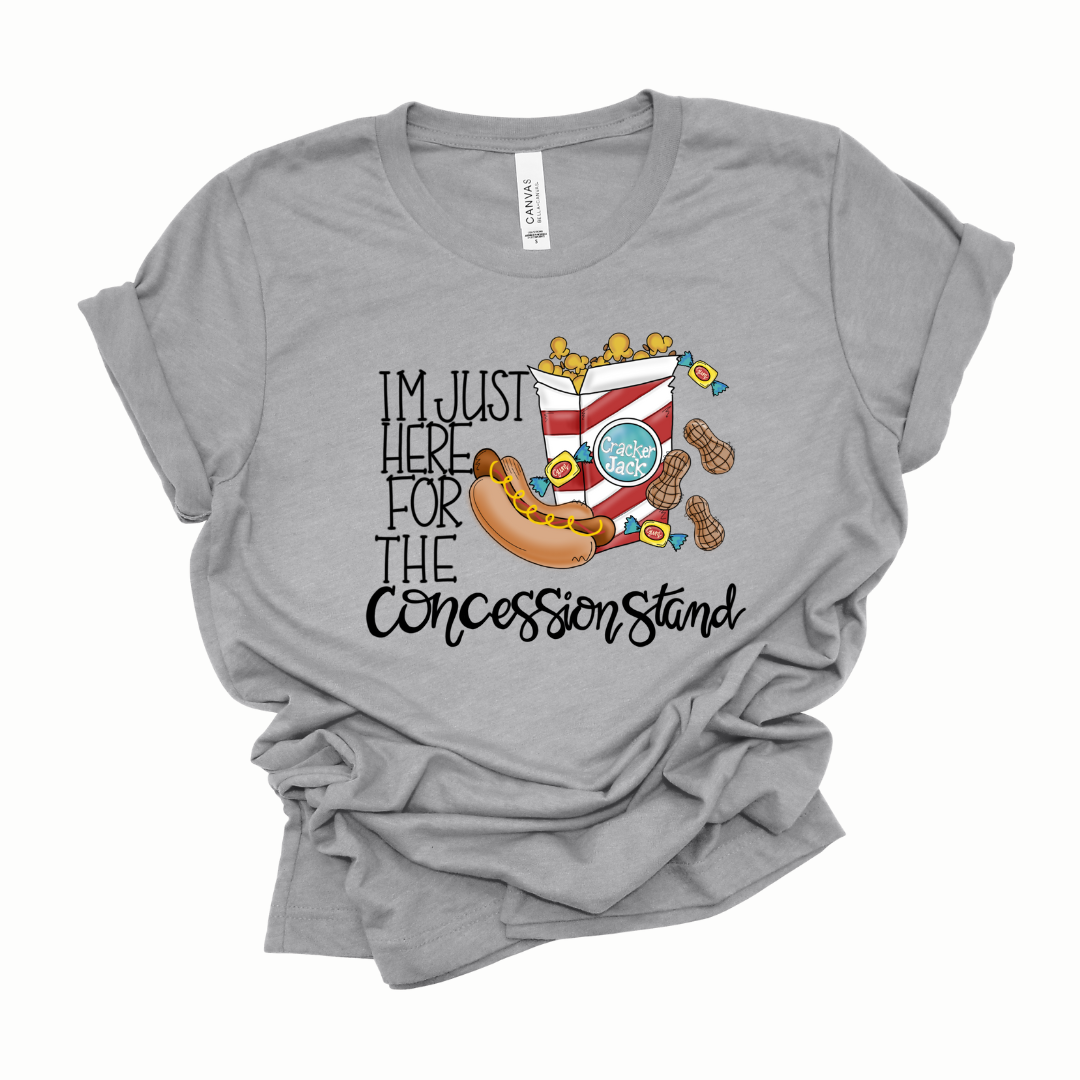 Just Here For The Concession Stand Graphic Tee