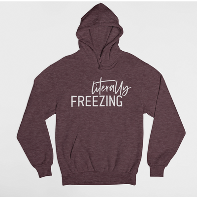 Literally Freezing Graphic Hoodie *4 COLORS*