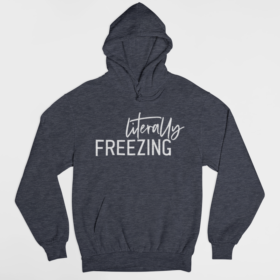 Literally Freezing Graphic Hoodie *4 COLORS*