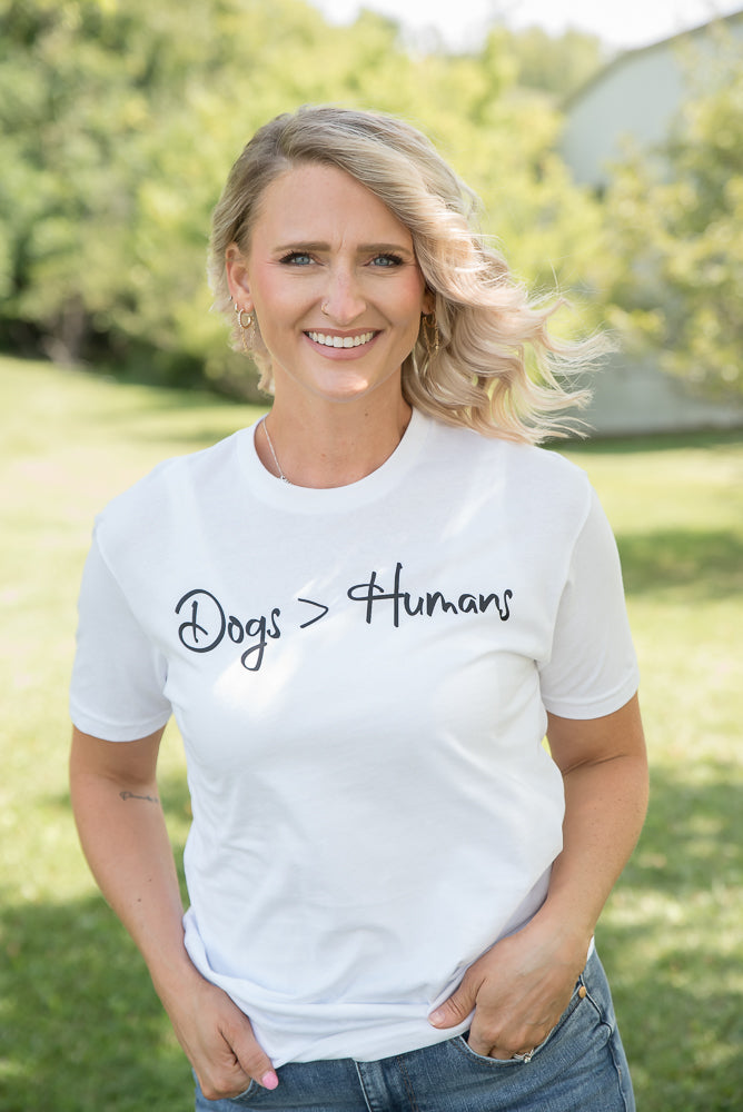 Dogs Over Humans Graphic Top