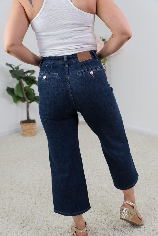 Judy Blue Astounding Tummy Control Cropped Jeans