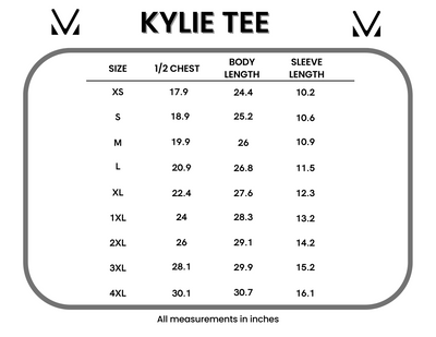 Kylie Tee - Detroit Blue and Grey