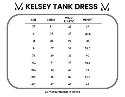 Kelsey Tank Dress - Navy Tropical