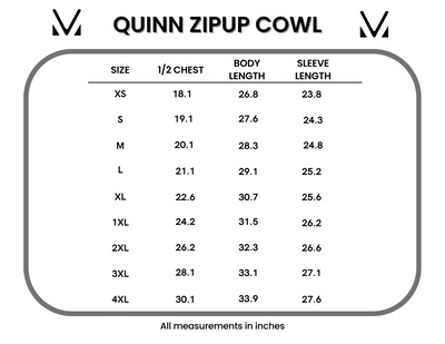 Quinn ZipUp Cowl - Luxe Leopard