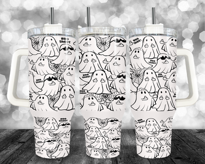 Boo Sheet Halloween 40oz Tumbler