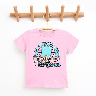 Life Is Better With Ice Cream Graphic Tee *4 colors*