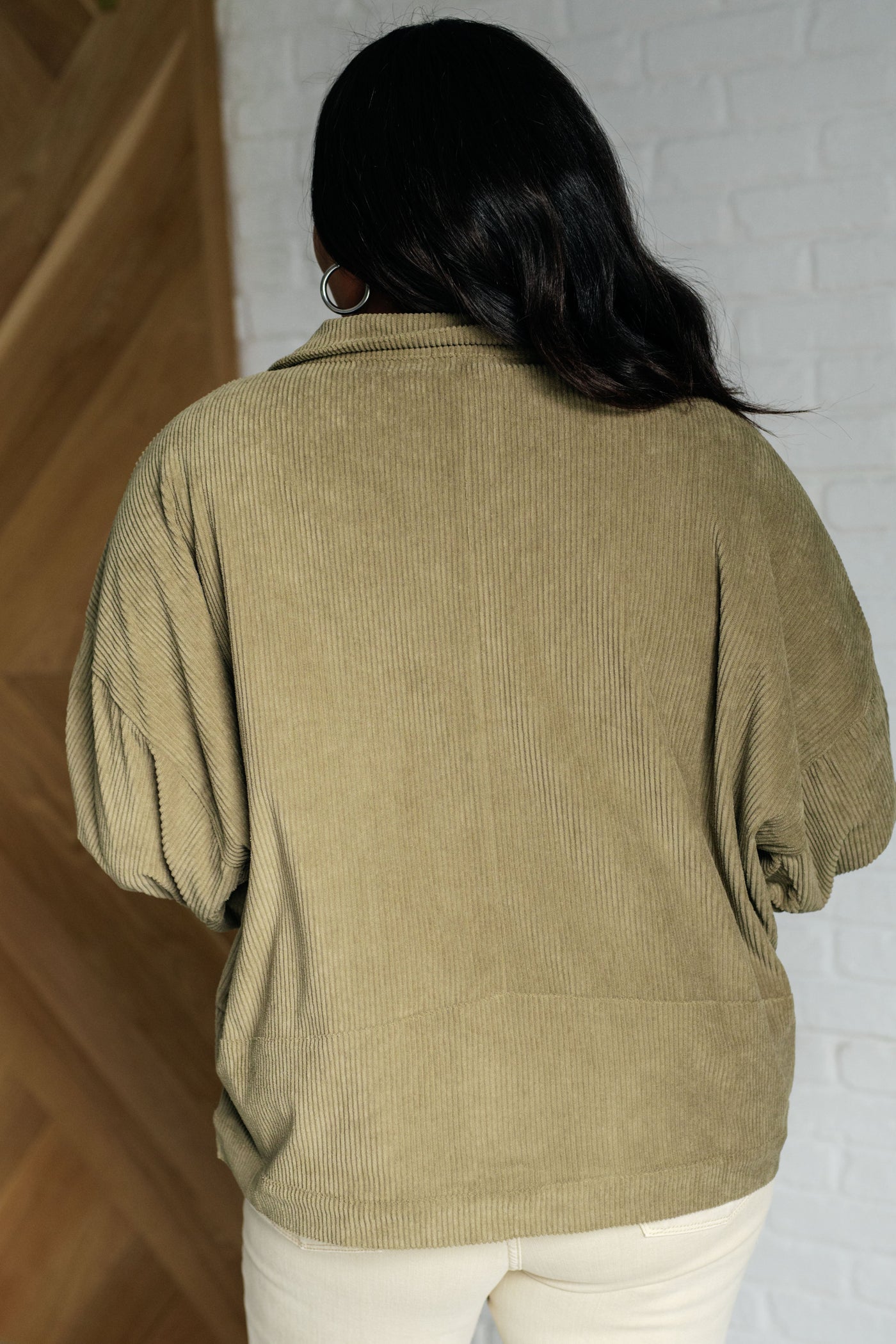 Primrose Corduroy Jacket - Olive