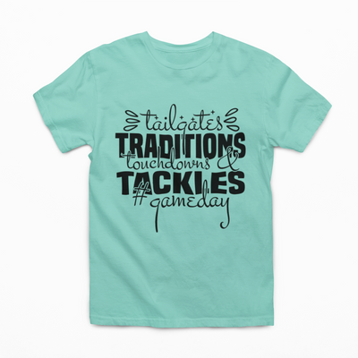 Tailgates Touchdowns Gameday Graphic Tee *4 colors*