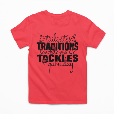 Tailgates Touchdowns Gameday Graphic Tee *4 colors*