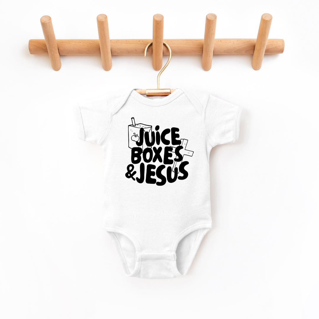 Juice Boxes & Jesus Infant Bodysuit