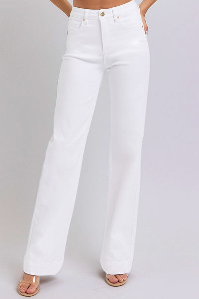 RISEN Snow White High Waist Straight Jeans