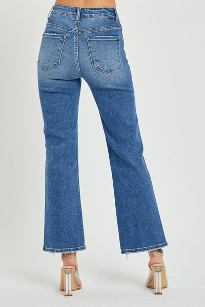 RISEN Cara High Rise Straight Jeans