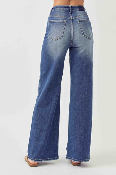 Risen Kelly High Rise Wide Leg Jeans