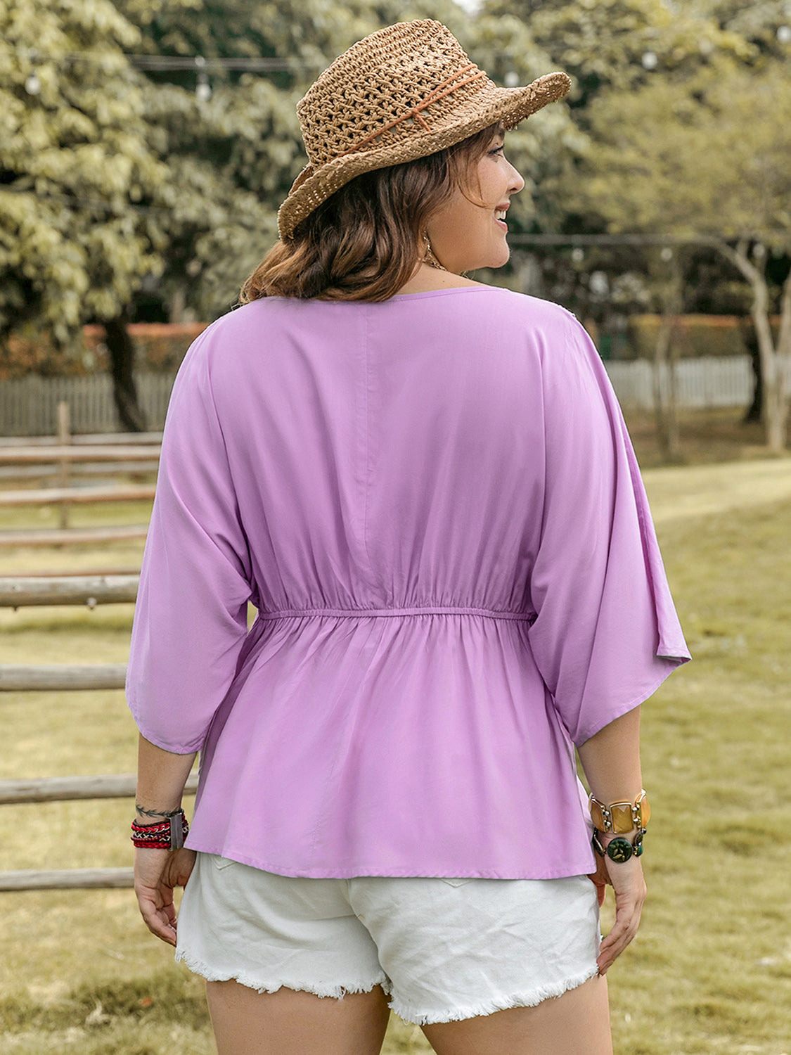 Lovely Lilac Blouse - Plus