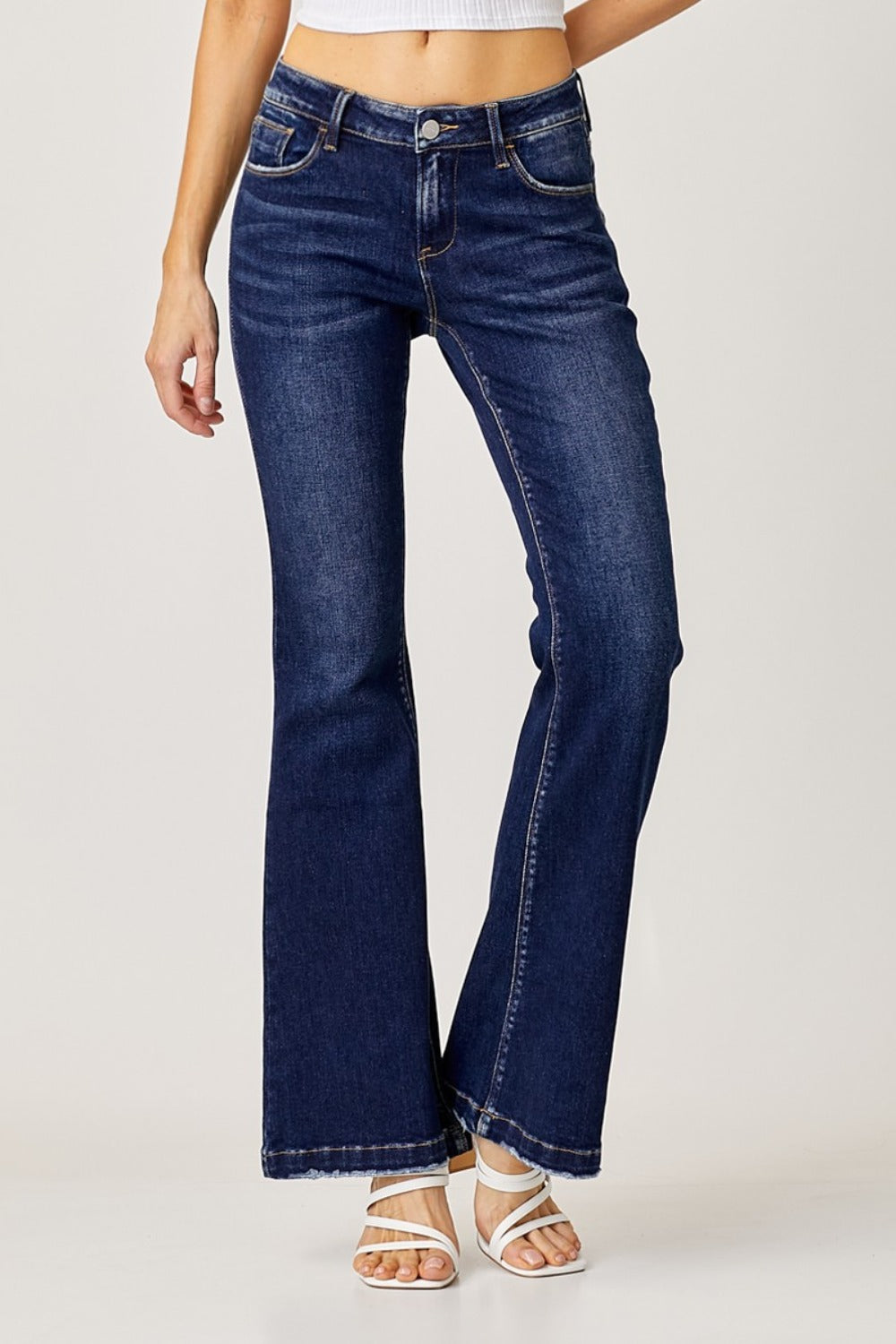 RISEN Noella Low Rise Flare Jeans