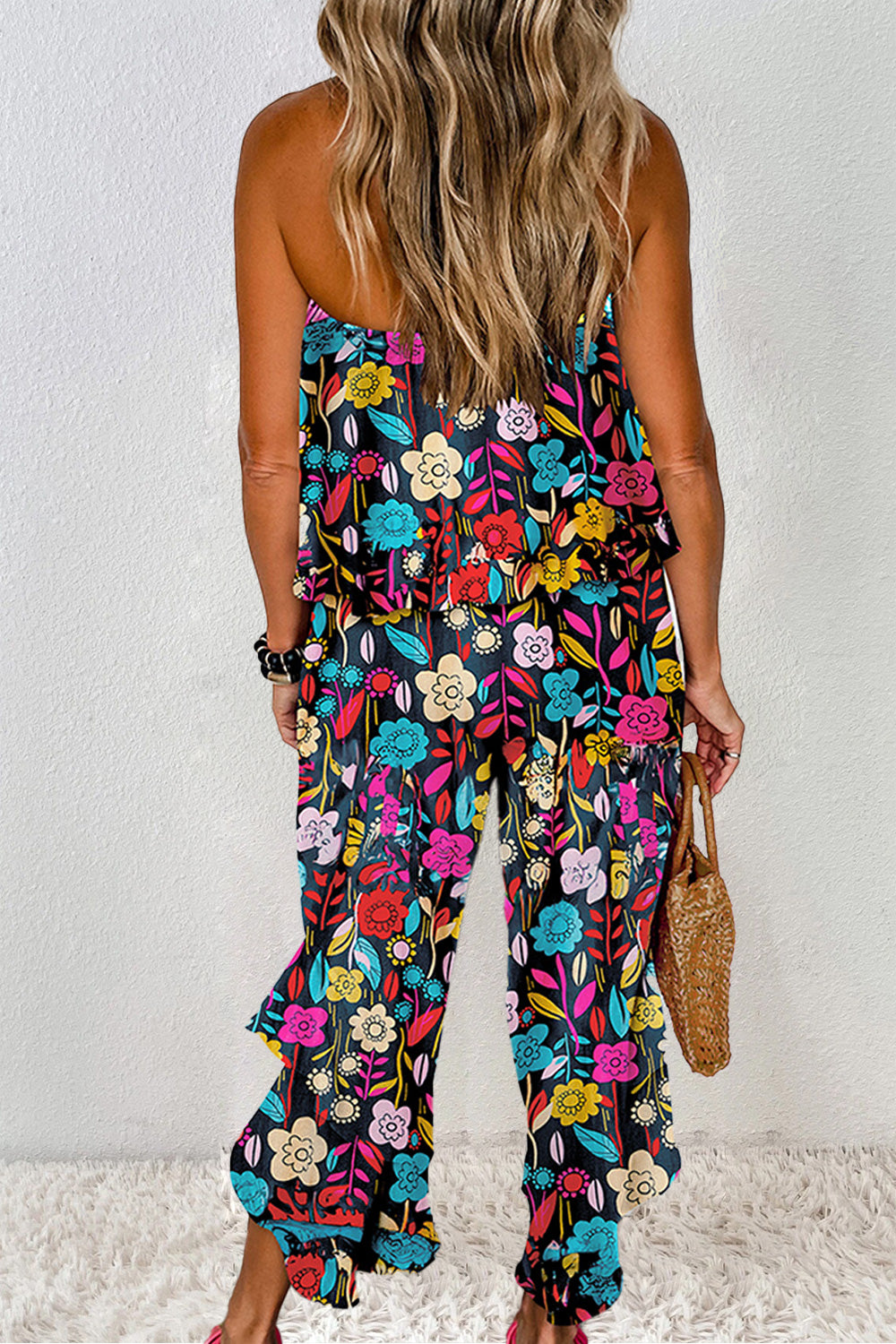 Enchanted Tube Top Wide Leg Jumpsuit