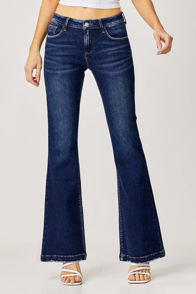 RISEN Noella Low Rise Flare Jeans