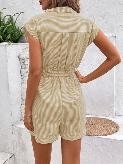 Poppy Tie Waist Romper *6 colors*