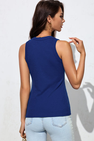 Solid Round Neck Tank *multiple colors*