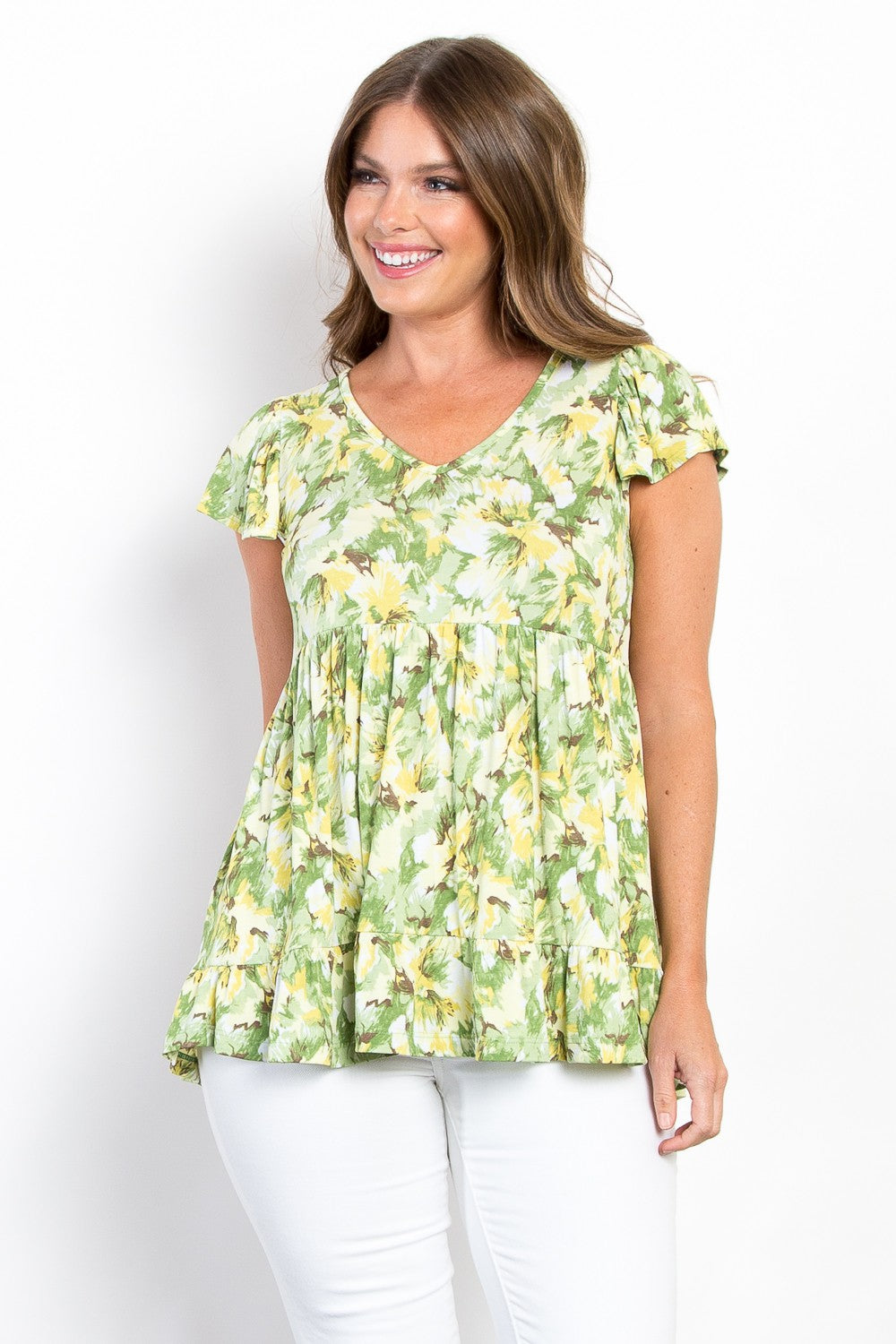 Citrus Bliss Babydoll Top