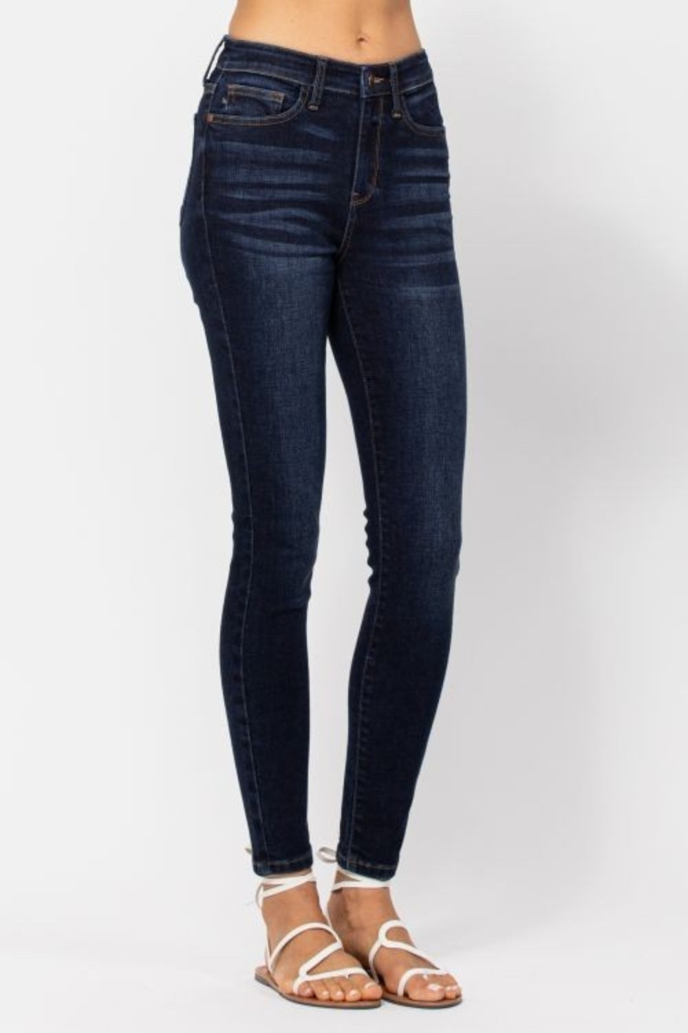 Judy Blue Stacia High Waist Hand sand Skinny Jeans