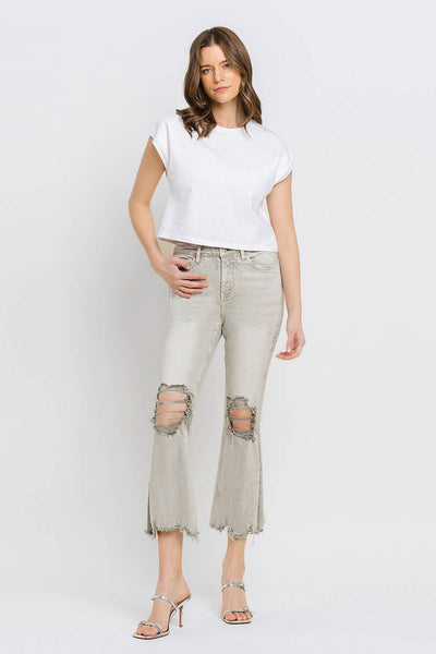 Lovervet Claire Cropped Flare Jeans