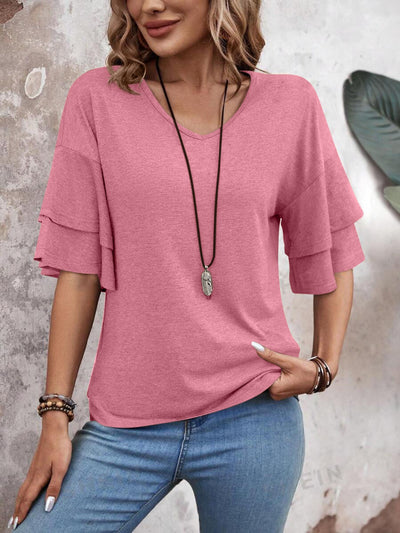 Western Soul Half Sleeve Blouse