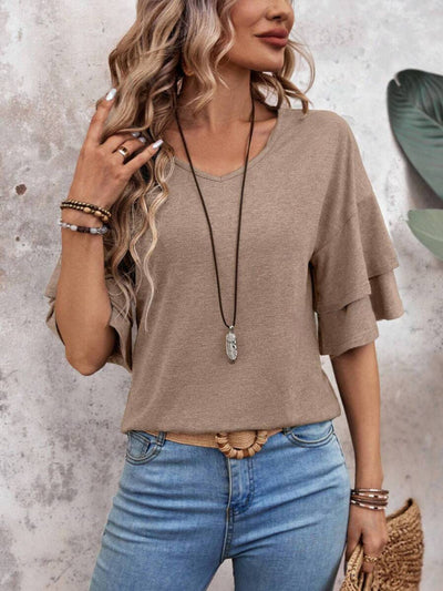 Western Soul Half Sleeve Blouse