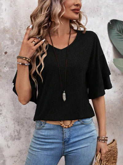 Western Soul Half Sleeve Blouse