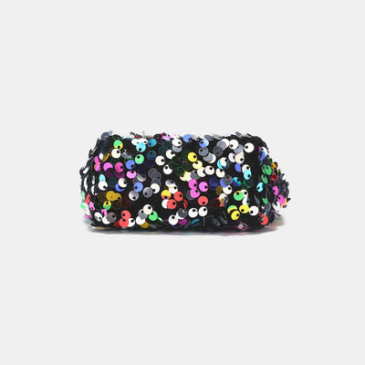 Sequin Party Pouch Wristlet Keychain