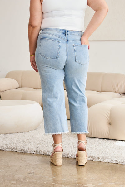 Julia Tummy Control High Waist Distressed Jeans