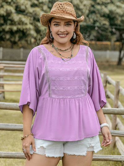 Lovely Lilac Blouse - Plus