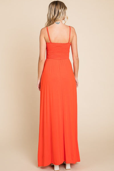 Sunset Kisses Cami Maxi Dress with Pockets