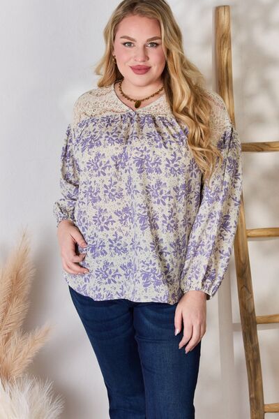 Fields of Lilacs Blouse