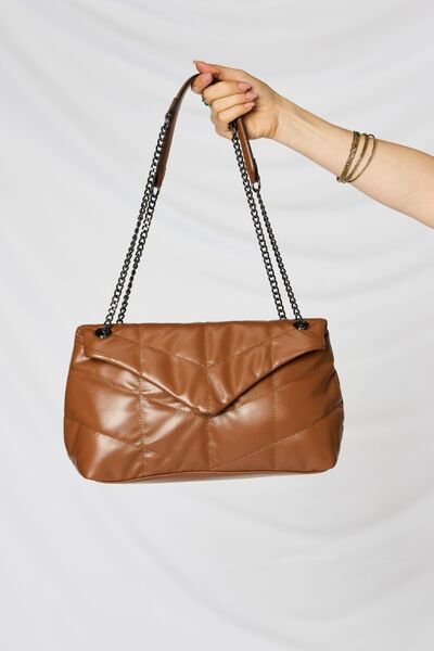 Greta Vegan Leather Handbag in Tan