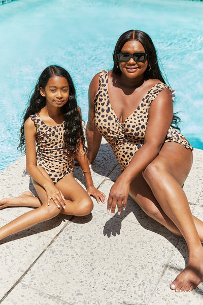 Mommy & Me Float On in Leopard - Womens *FINAL SALE*