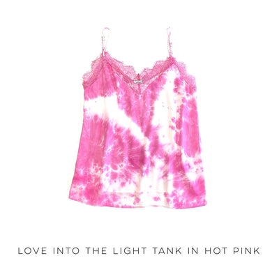 Love Into The Light Tank in Hot Pink - Copper + Rose