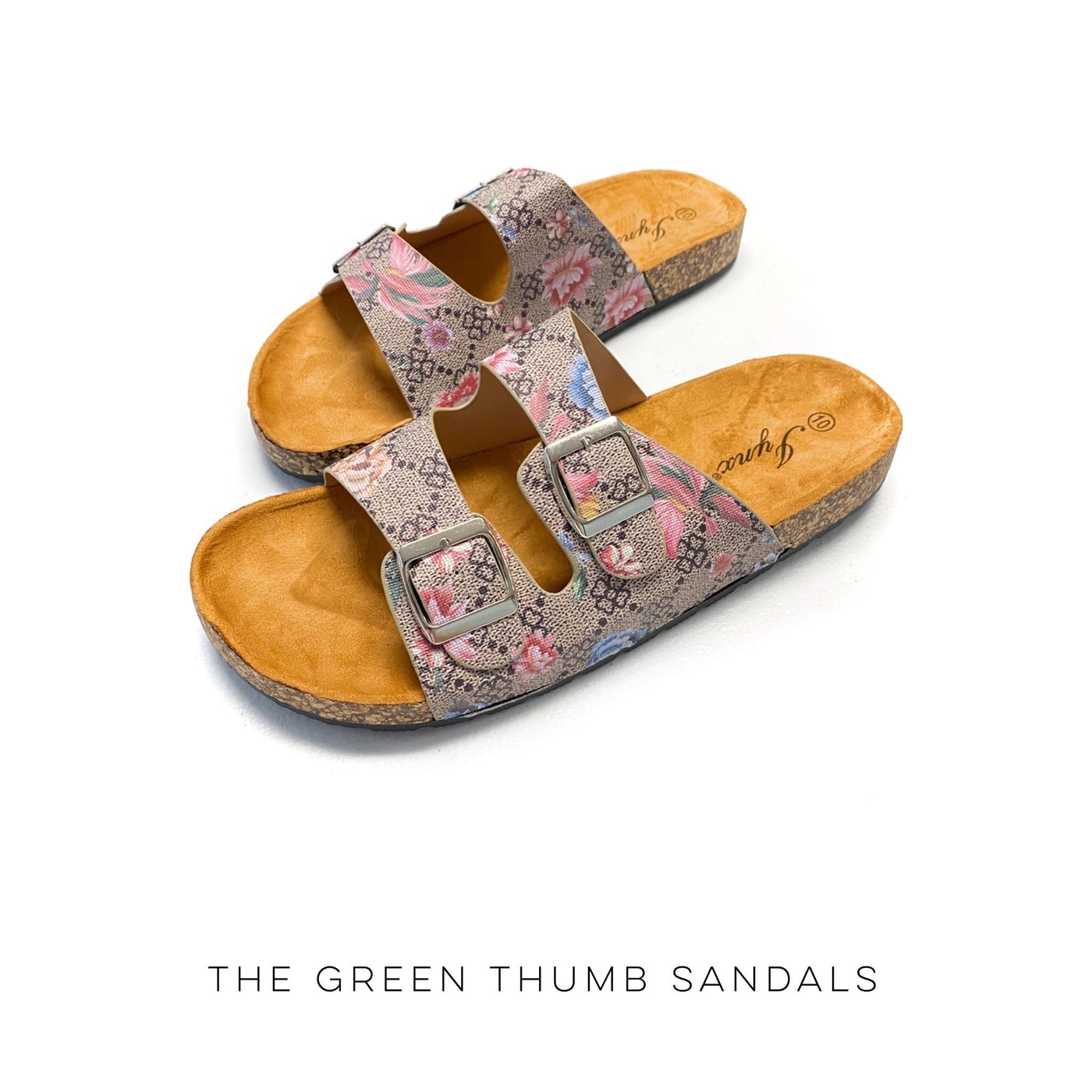 The Green Thumb Sandals - Copper + Rose