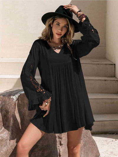 Touched By Love Mini Dress - Black