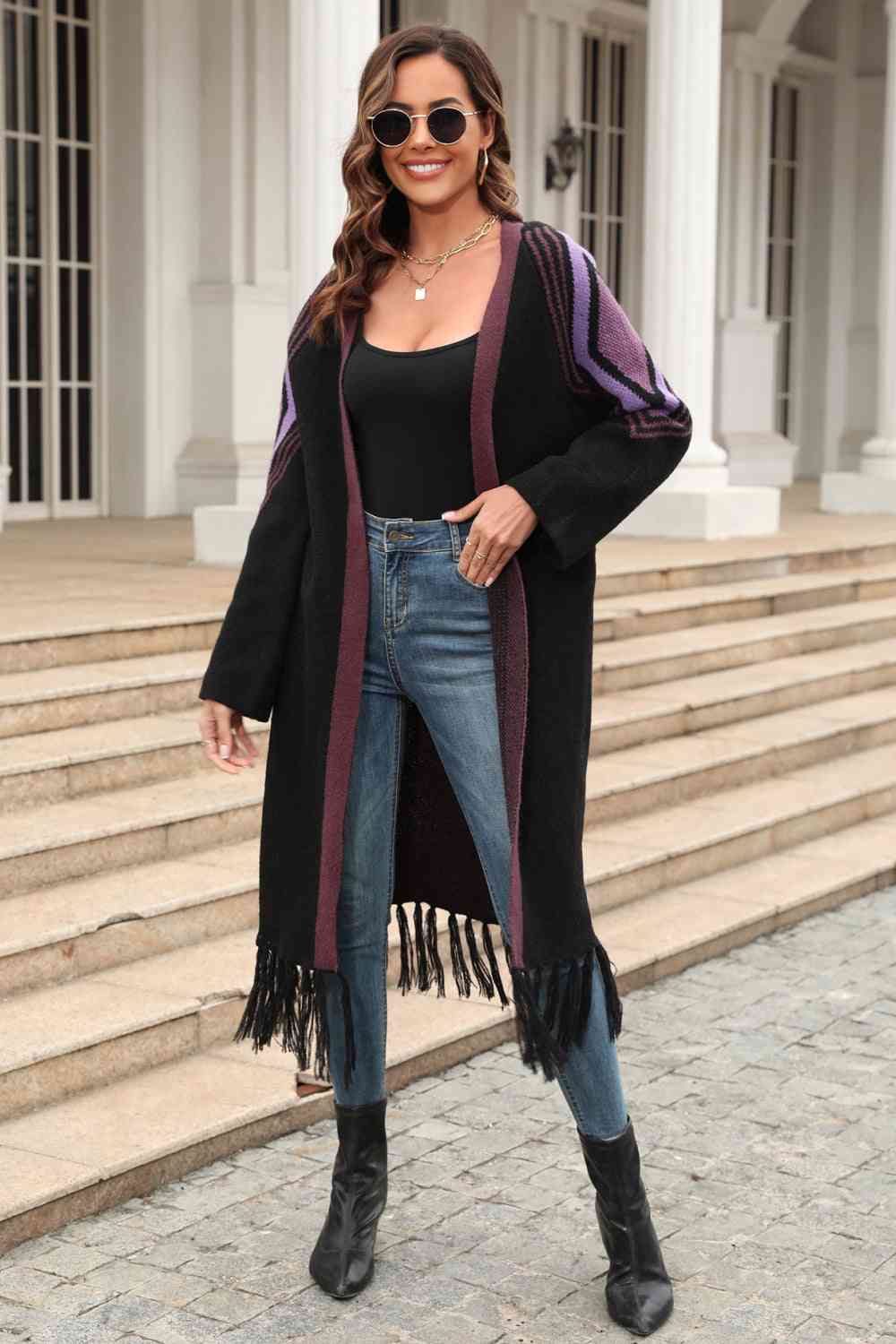 Antelope Canyon Open Front Duster Cardigan