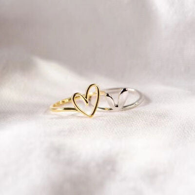 Romantic Memories Sterling Silver Ring Set
