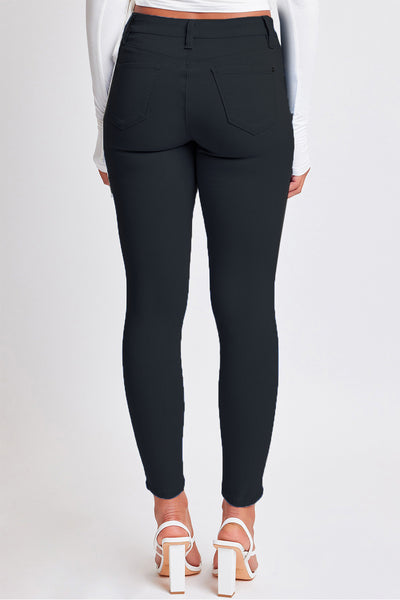 Hyperstretch Mid-Rise Skinny Pants - Black