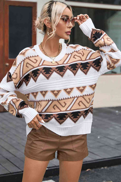 Contemporary Lines Sweater