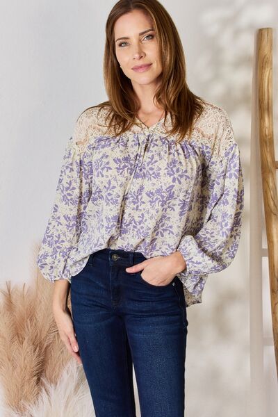 Fields of Lilacs Blouse