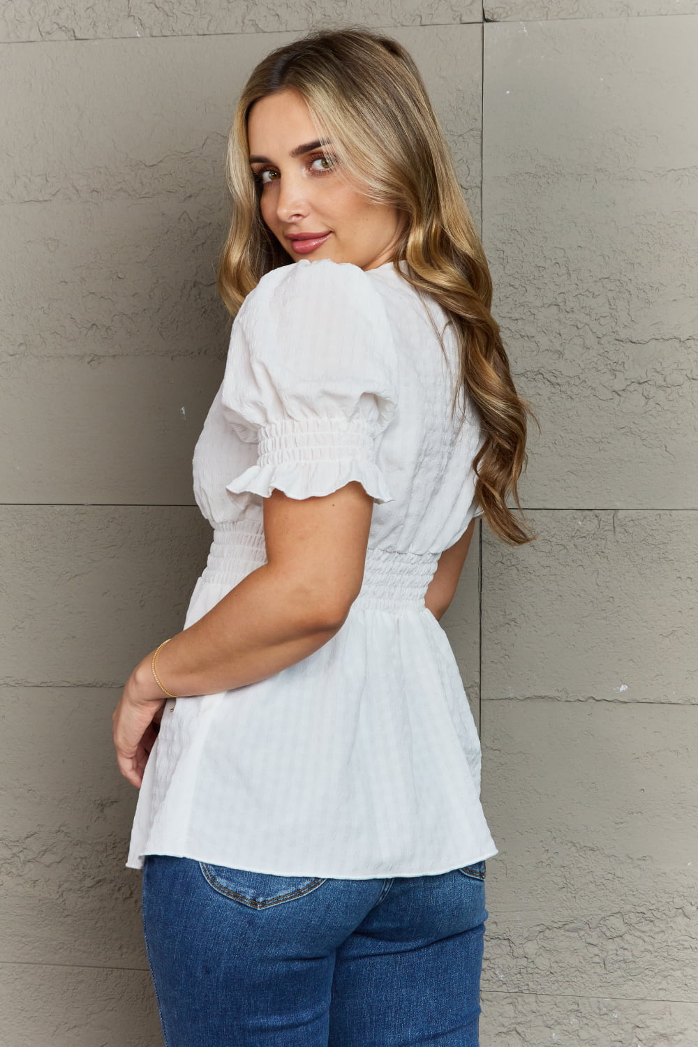 Sweet Serenity Button Down Top