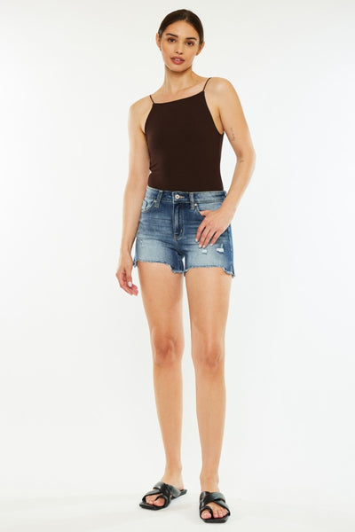 Kancan Kadance Raw Hem Shorts