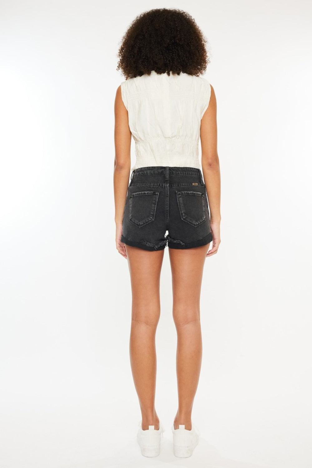 Kancan Daisy Distressed Shorts