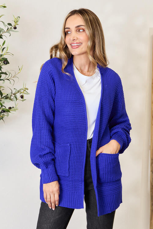 Nicely Done Cardigan in Bright Blue