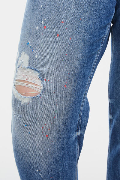 BAYEAS Jenifer Paint Splatter Jeans